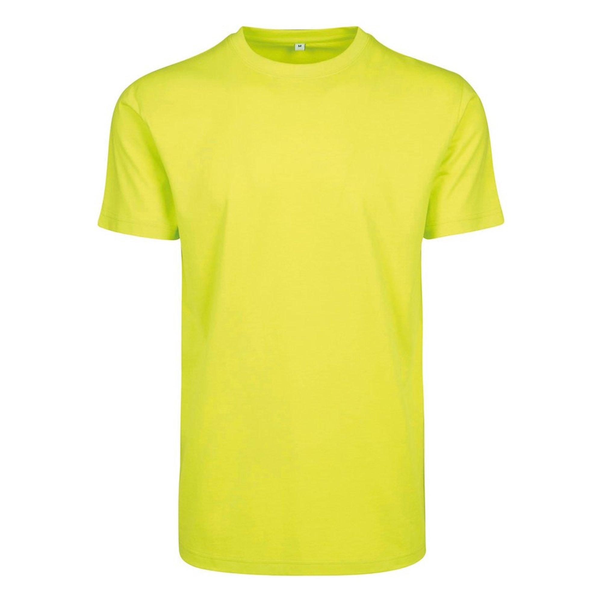 Image of Tshirt, Runder Halsausschnitt Herren Gelb Bunt XXL