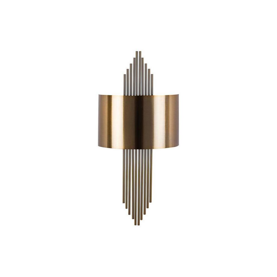 OZAIA Applique art déco L. 22 x H. 75 cm in Metallo Dorato - SANGARIUS  