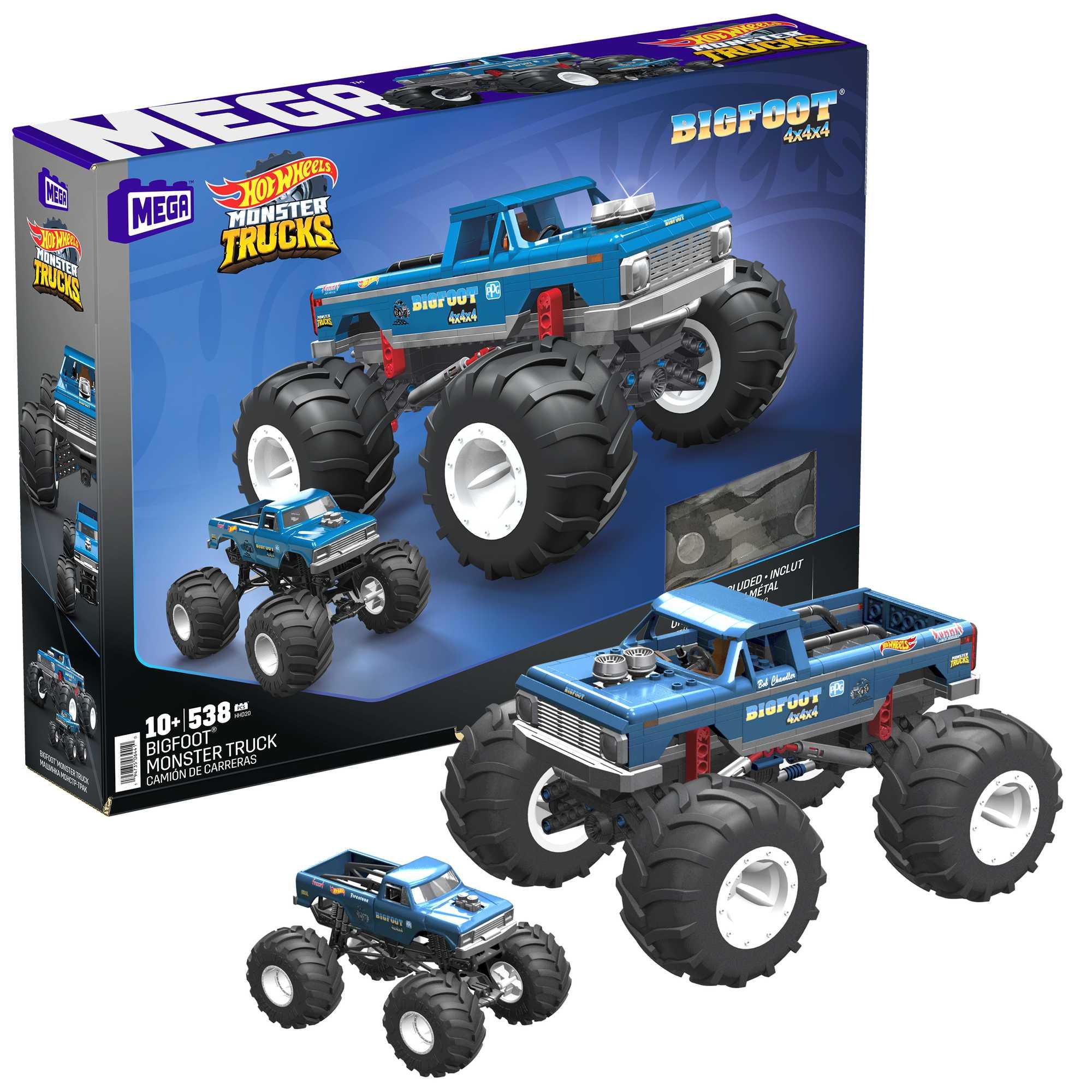 Mega Construx  Hot Wheels Bigfoot Monster Truck (538Teile) 