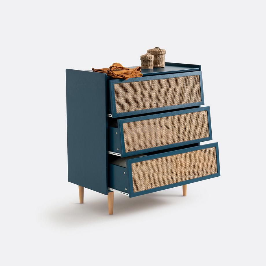 La Redoute Intérieurs Commode 3 tiroirs en cannage  