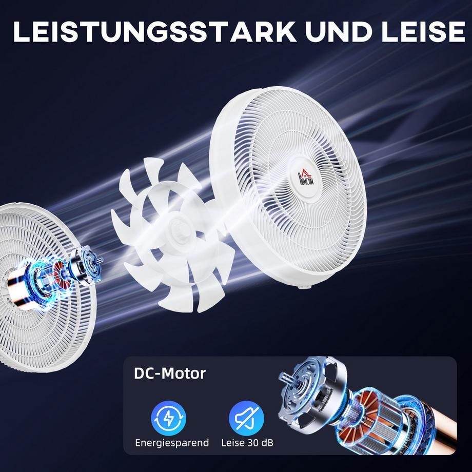 HOMCOM Ventilateur sur pied  