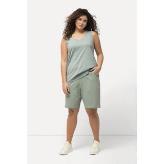 Ulla Popken  Short en jersey, poches et taille élastique 