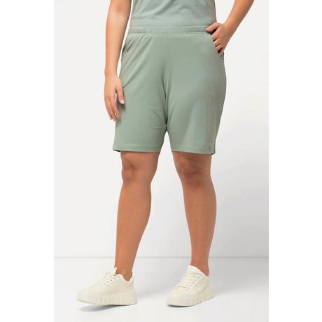 Ulla Popken  Short en jersey, poches et taille élastique 