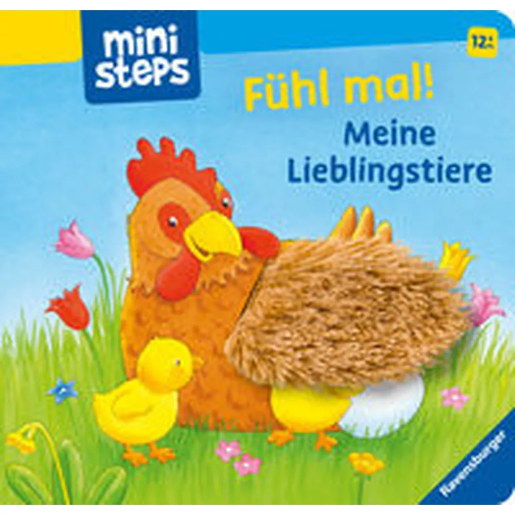 Ravensburger - ministeps: Fühl mal! Meine Lieblingstiere, Grimm, Sandra; Dal Lago, Gabriele (Illustrationen)