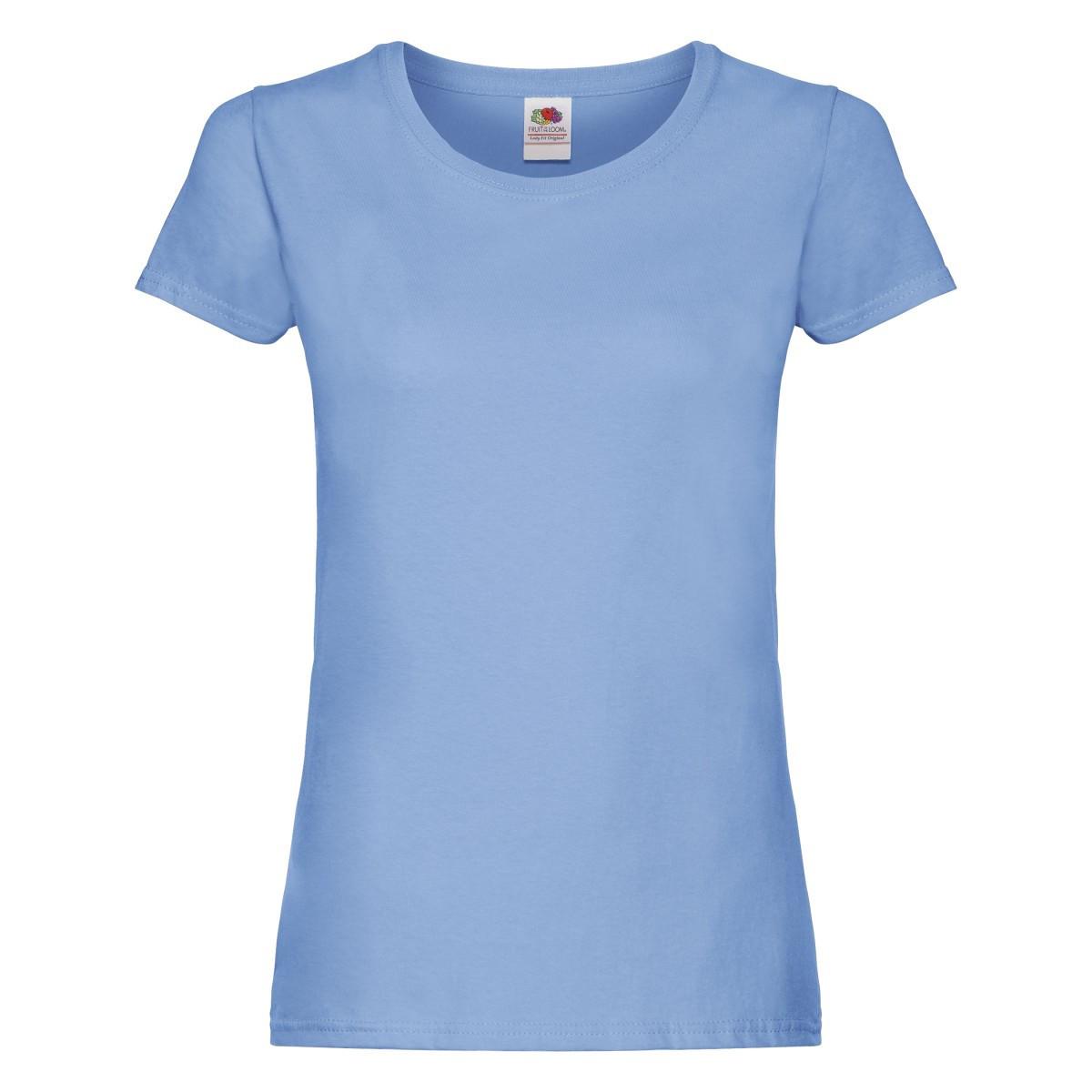Image of Original Tshirt Damen Himmelblau XS