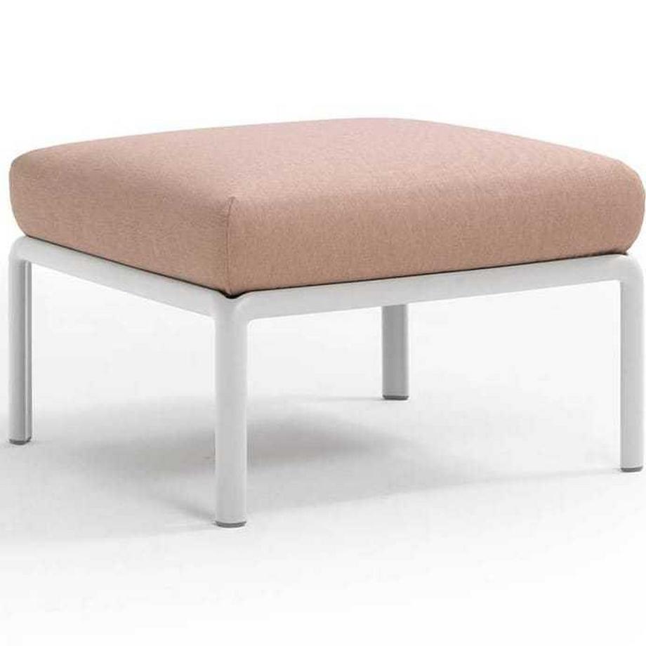 Tabouret de jardin Komodo blanc rose 72