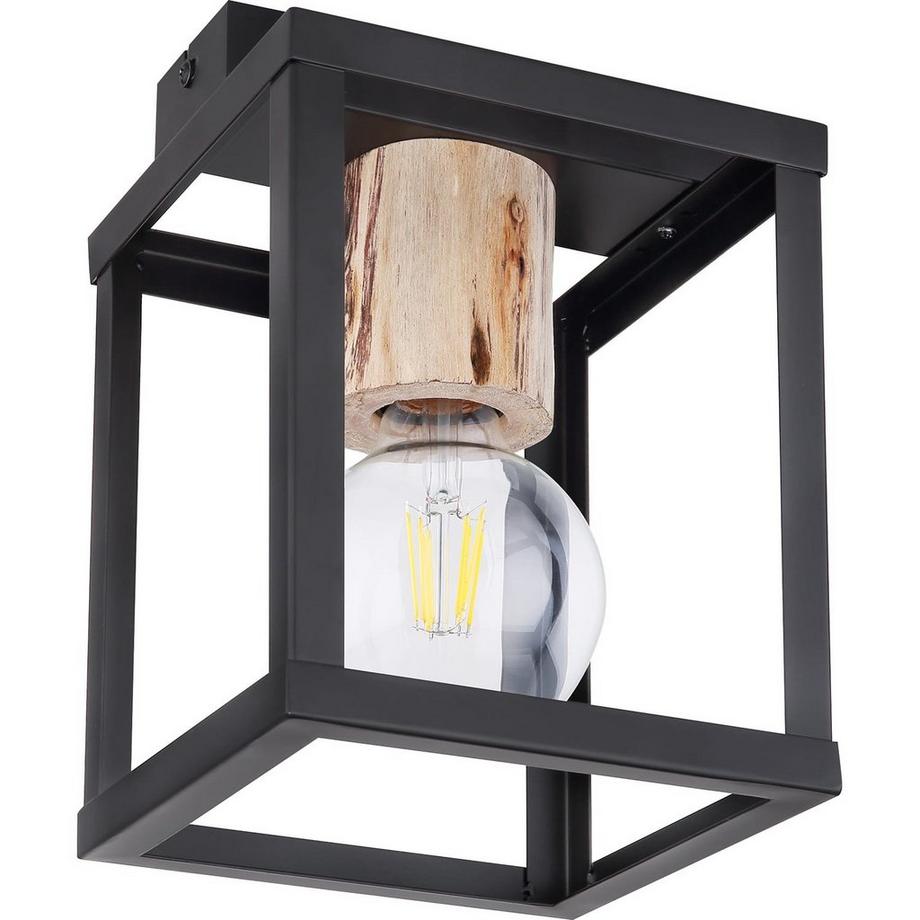 mutoni Deckenleuchte Hagar Metall  matt 1xE27 17x17x23  