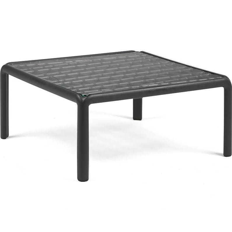 NARDI outdoor Table d'appoint de jardin Komodo verre anthracite 70  