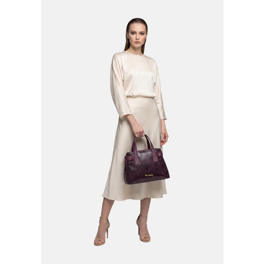 pierre cardin Schlangenmuster Handtasche  