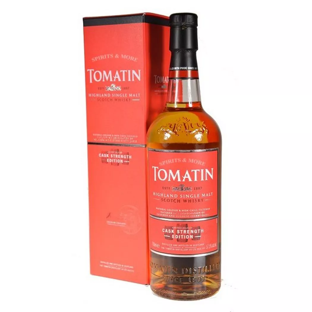 Cask Strength, Spirituosen