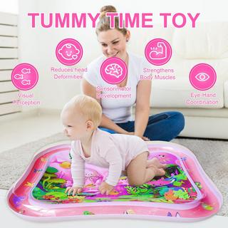 Activity-board  Wassermatte Babyspielzeug, Aufblasbare Wassermatte für Babys, Sensory tummy time mat 