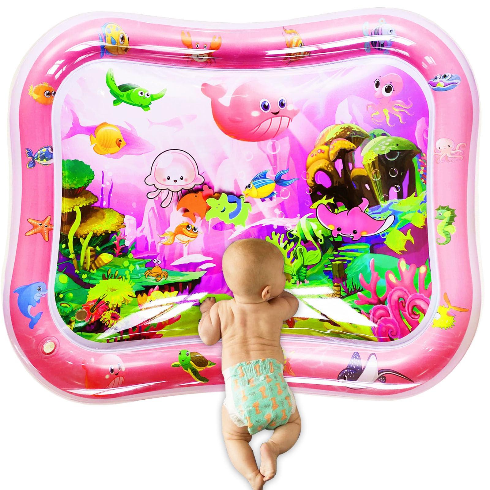 Activity-board  Wassermatte Babyspielzeug, Aufblasbare Wassermatte für Babys, Sensory tummy time mat 