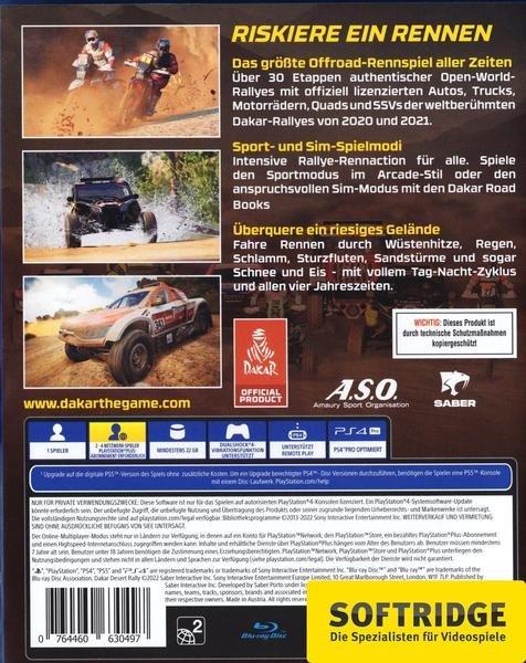 Saber Interactive  Dakar Desert Rally (Free Upgrade to PS5) 