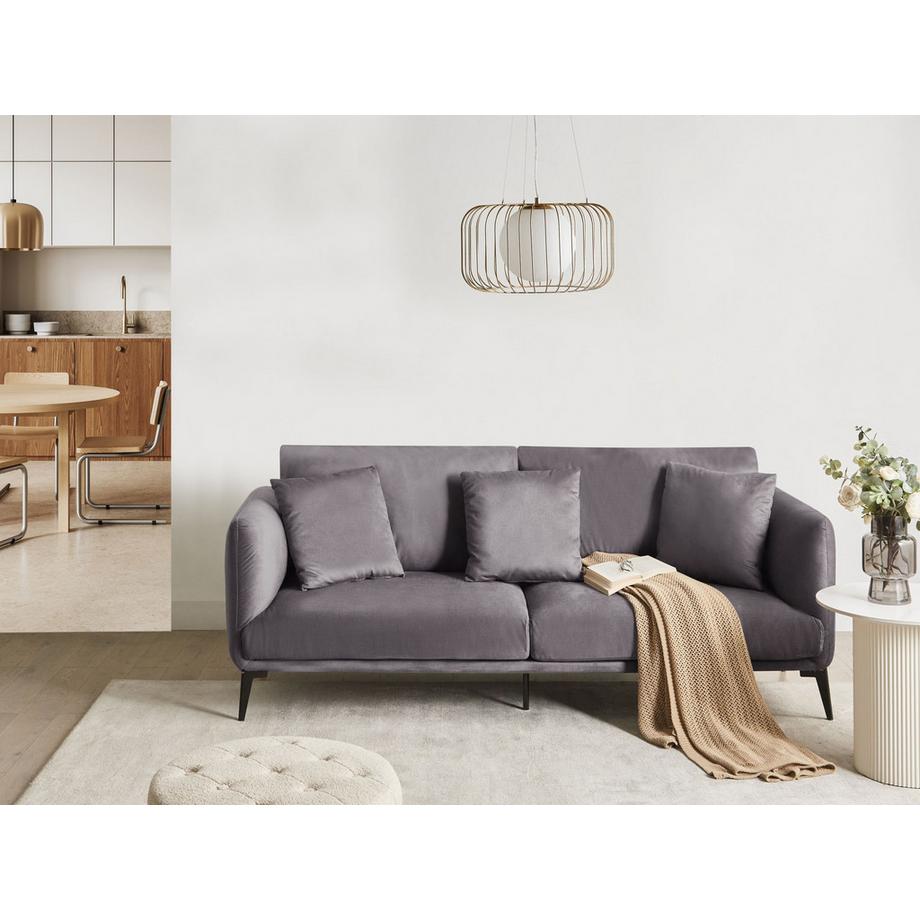 Beliani 3 Sitzer Sofa aus Samtstoff  BODUM  