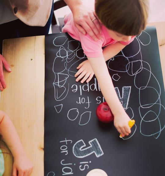 Image of XL Malkreide Set Schwarz