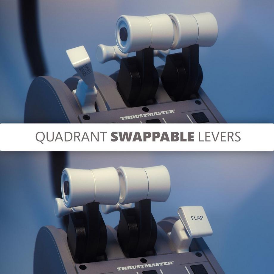 THRUSTMASTER  TCA QUADRANT BOEING EDITION GRAU USB JOYSTICK PC, XBOX, XBOX ONE X, XBOX SERIES S 