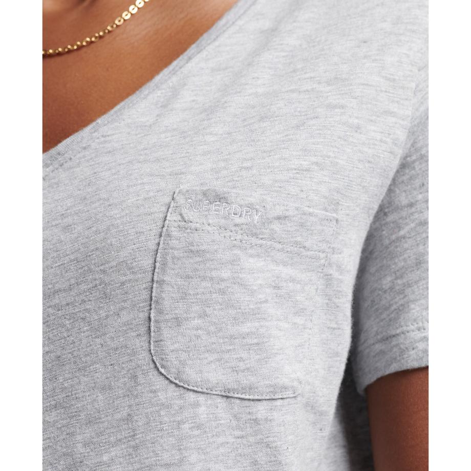 Superdry Studios Col V T-Shirt Manches Courtes  