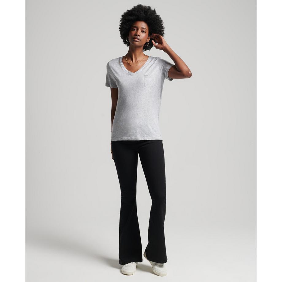 Superdry Studios Col V T-Shirt Manches Courtes  