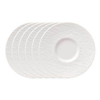 Villeroy&Boch Piattino per tazza da caffè 6 pezzi Manufacture Rock blanc  