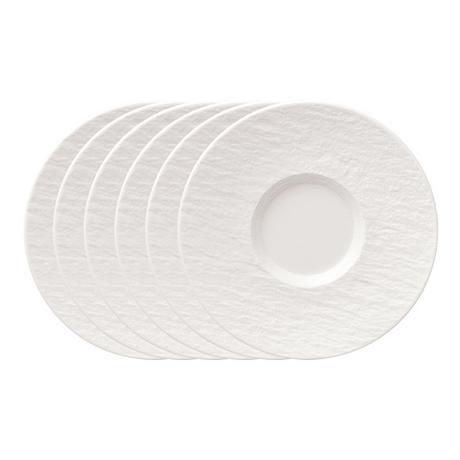 Villeroy&Boch Piattino per tazza da caffè 6 pezzi Manufacture Rock blanc  