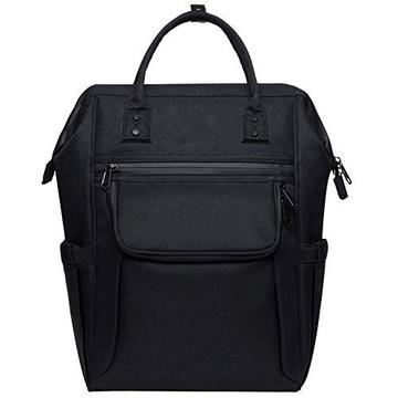 Wickeltaschen-Rucksack - Großer Windelrucksack mit Schnullerhalter und Kinderwagengurten