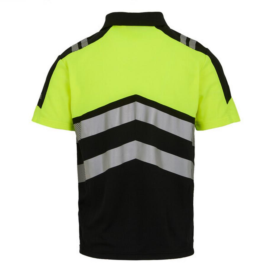 Regatta Polo Rayé Haute Visibilité  