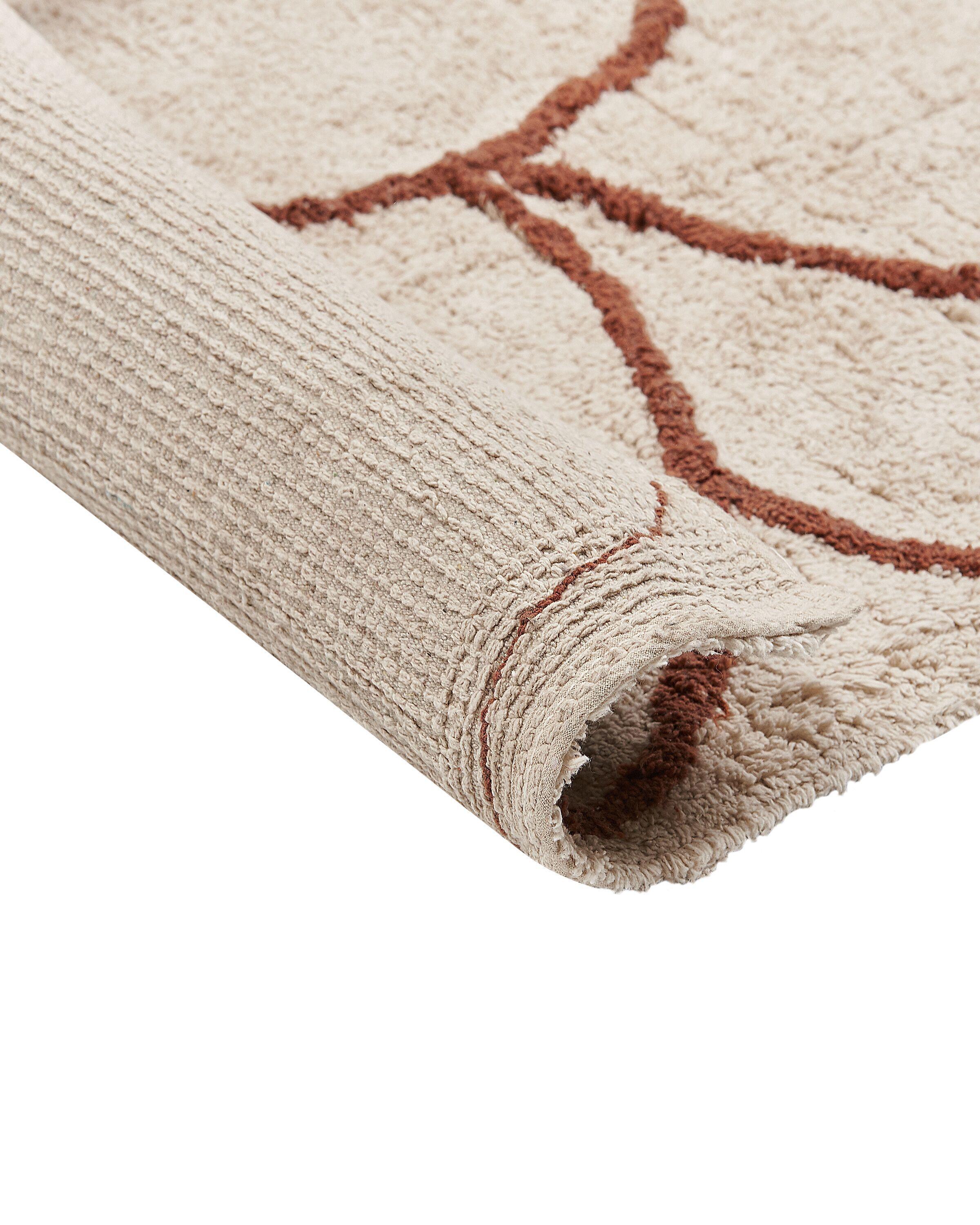 Beliani Tapis en Coton Traditionnel AVDAN  