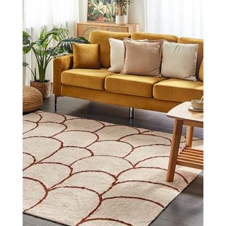 Beliani Tapis en Coton Traditionnel AVDAN  