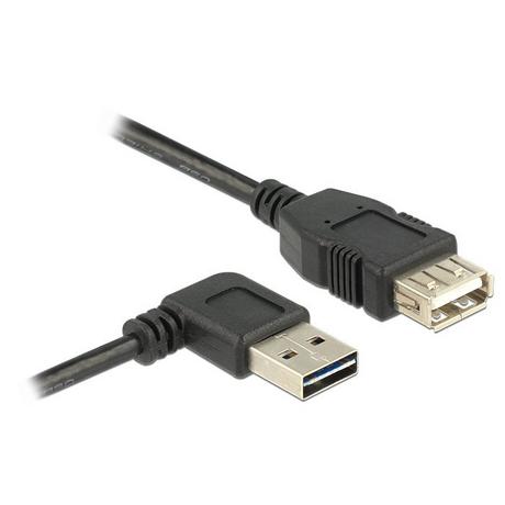 DeLock  3m, USB 2.0-A - USB 2.0-A câble USB USB A Noir 