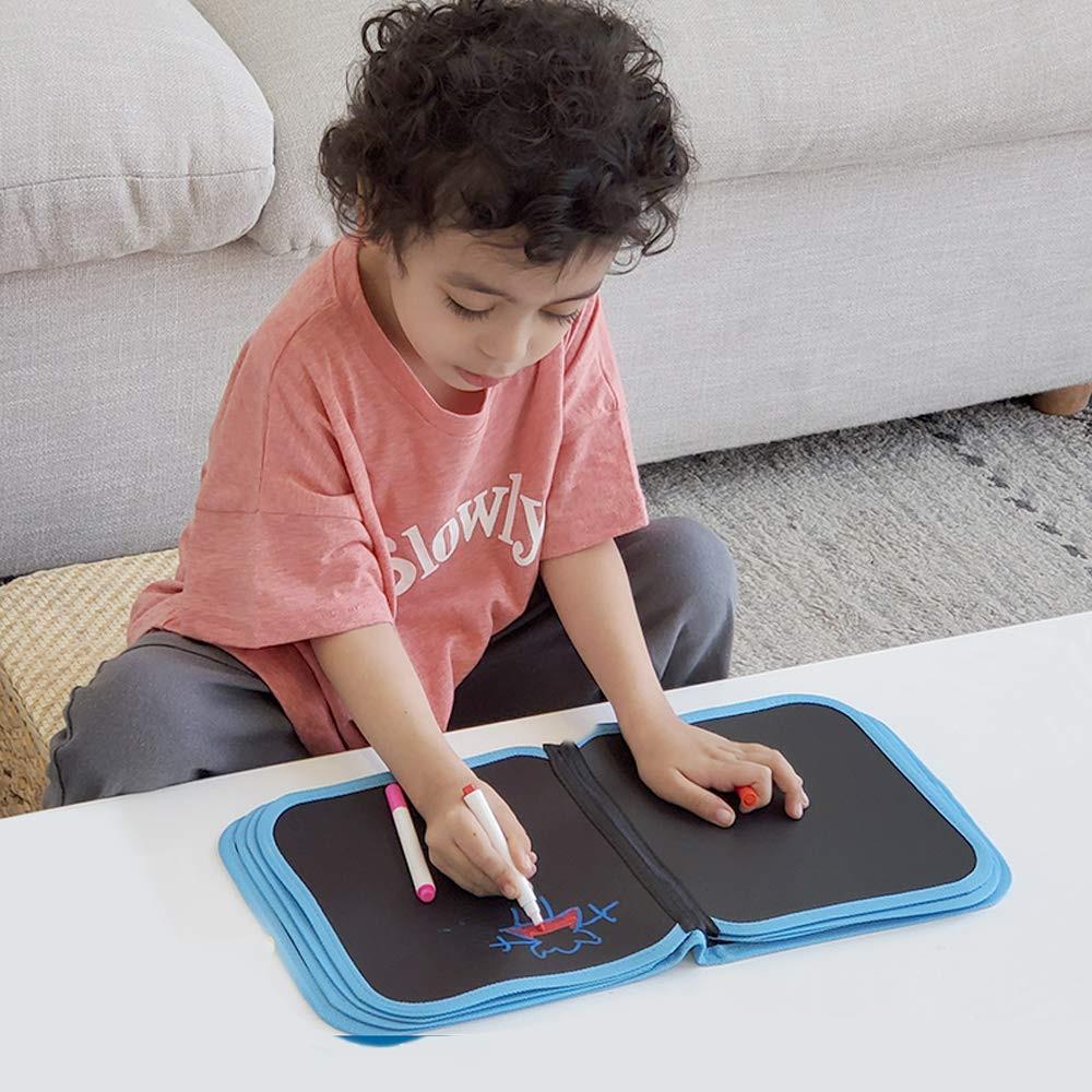 Activity-board  Zeichenblock, löschbar, für Kinder, kritzeln, wiederverwendbar, doppelseitig, Zeichenbuch für Kinder 