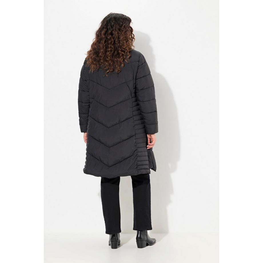 Ulla Popken Steppmantel wasserabweisend Seiten-Zipper  