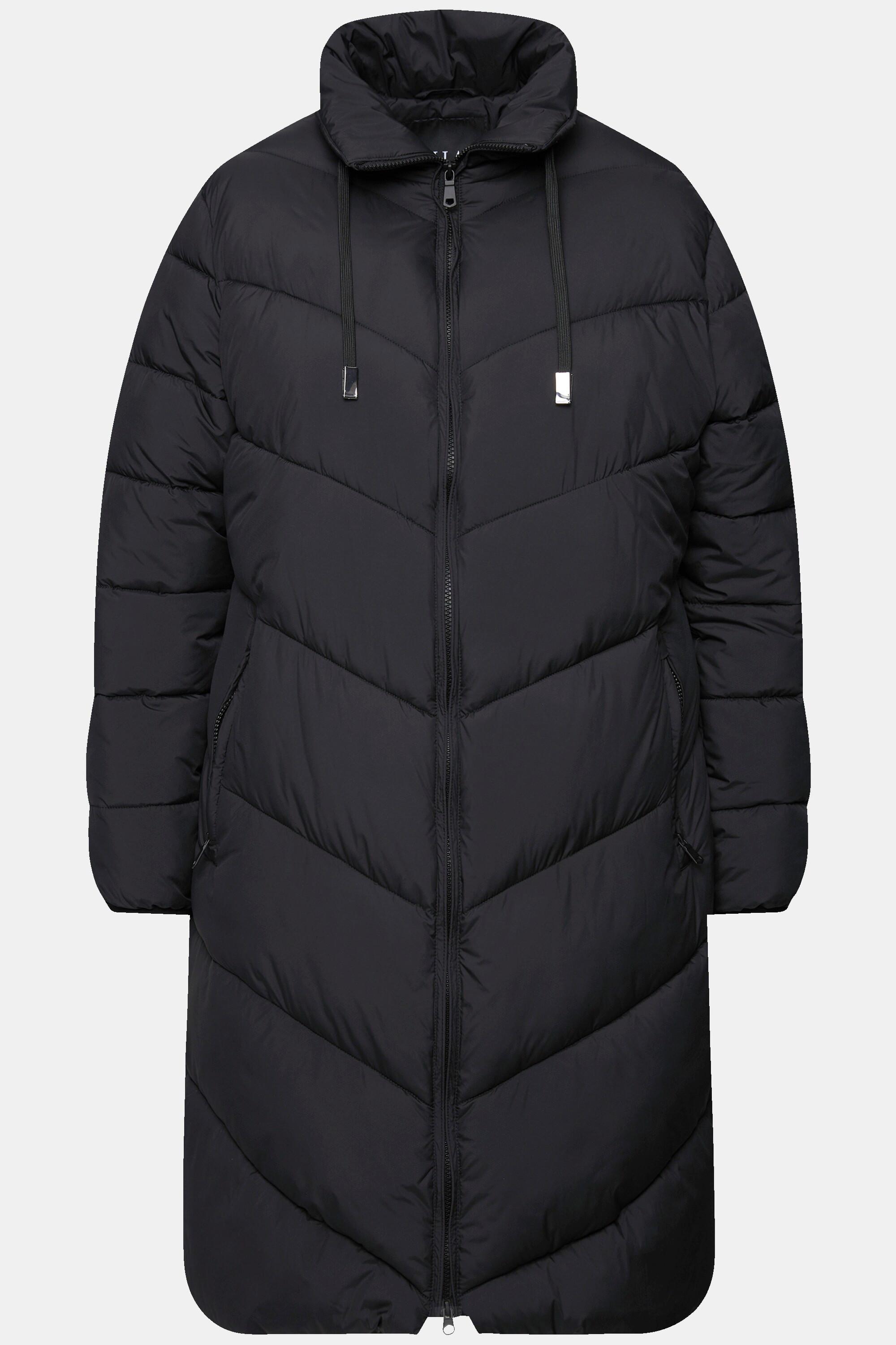 Ulla Popken Cappotto trapuntato idrorepellente cerniere laterali  