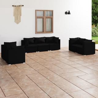 VidaXL Garten-lounge-set poly-rattan  