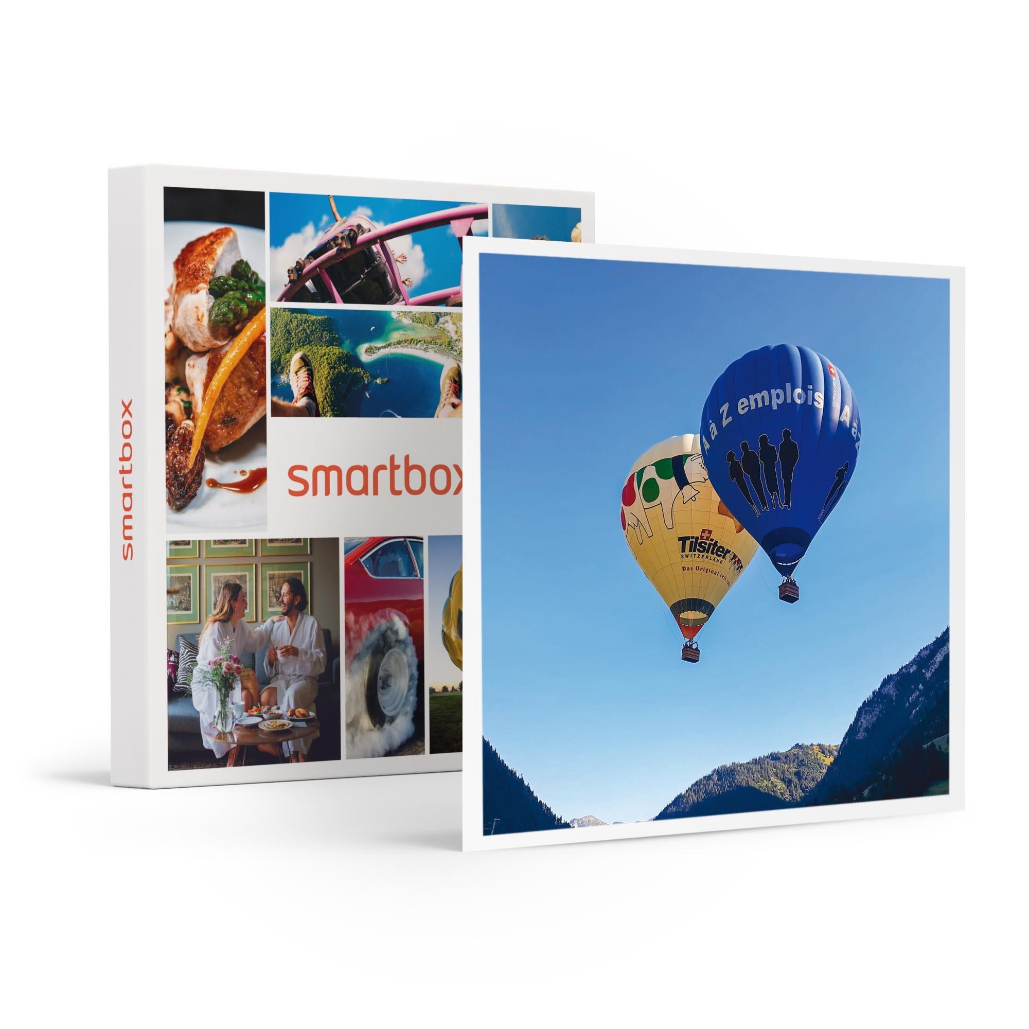Image of Luftiges Abenteuer Im Heissluftballon Über Dem Schweizer Mittelland Für 2 - Geschenkbox Unisex