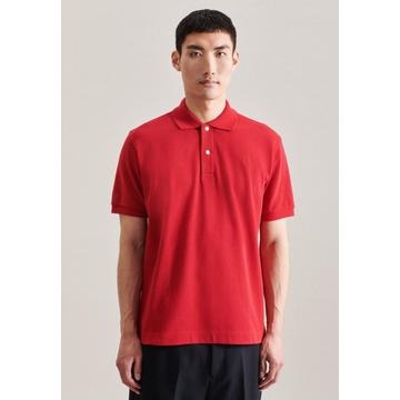 Polo Slim Fit Kurzarm Uni