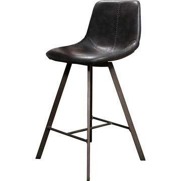 Tabouret de bar Vintage noir Retro Bryan