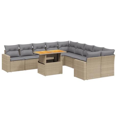 VidaXL Garten sofagarnitur poly-rattan  