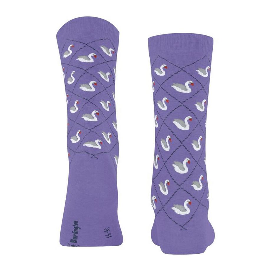 Burlington Chaussettes Motif Cygne  