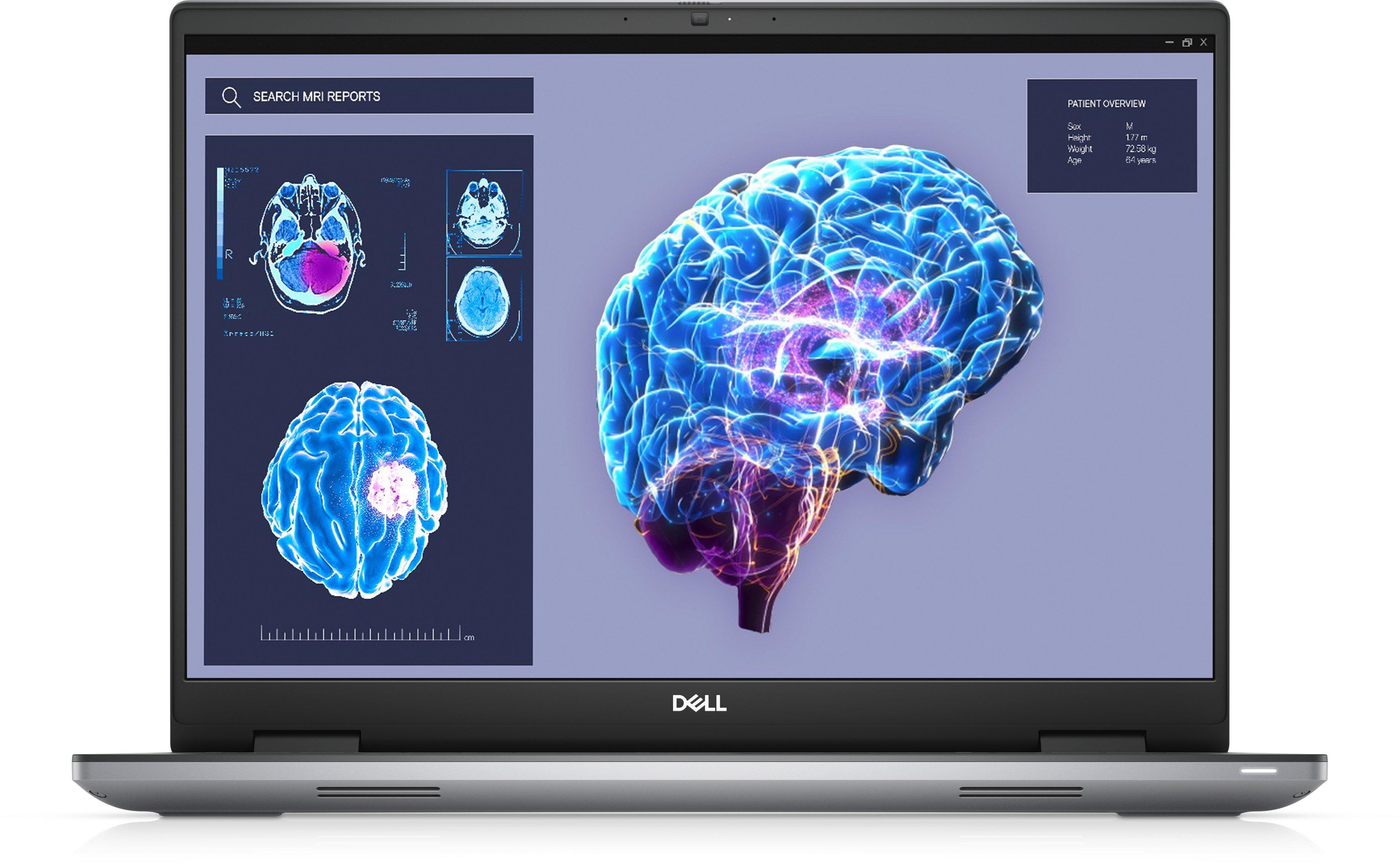 Image of Precision 7680 Mobiler Arbeitsplatz 40,6 cm (16") Full HD+ Intel® Core™ i7 i7-13850HX 32 GB DDR5-SDRAM 1 TB SSD NVIDIA RTX 3500 Ada Wi-Fi 6E (802.11ax) Windows 11 Pro Grau