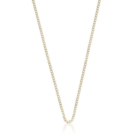 MUAU Schmuck  Collier Panzer Gelbgold 750, 1.9mm, 38cm 