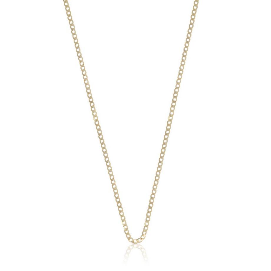 MUAU Schmuck  Collier Panzer Gelbgold 750, 1.9mm, 38cm 