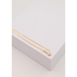 MUAU Schmuck  Collier Panzer Gelbgold 750, 1.9mm, 38cm 