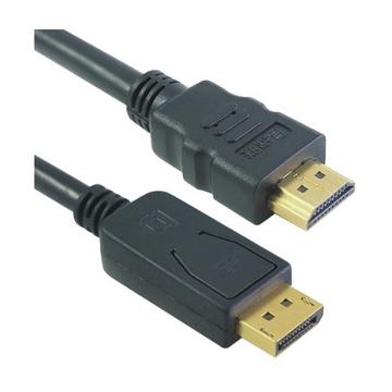 M-Cab DisplayPort - HDMI Kabel, St/St, 1m, Gold