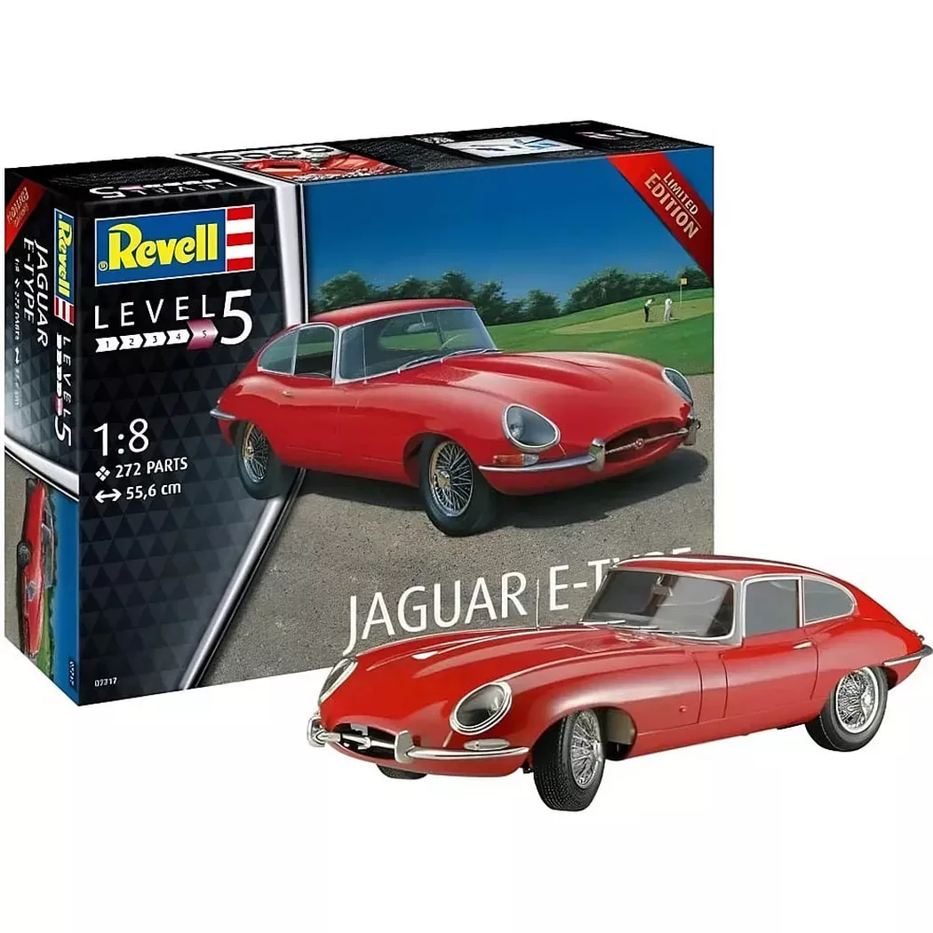 Revell - Level 5 Jaguar E-Type, Multicolor
