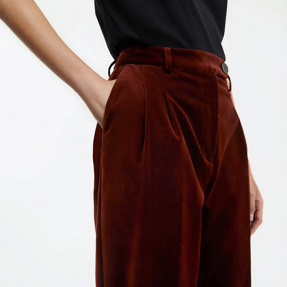 La Redoute Collections Pantaloni a sigaretta con pinces  