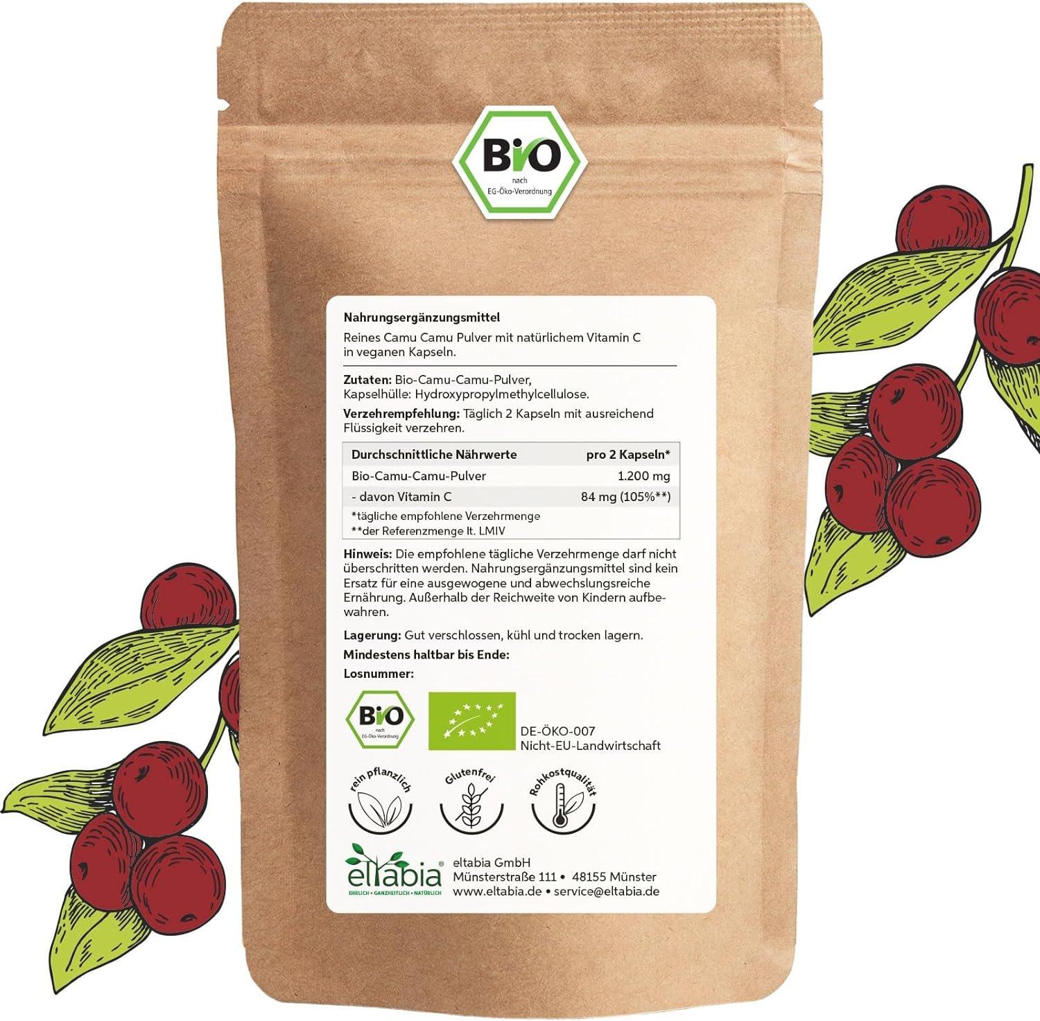 Eltabia  Bio Camu Camu Kapslen 