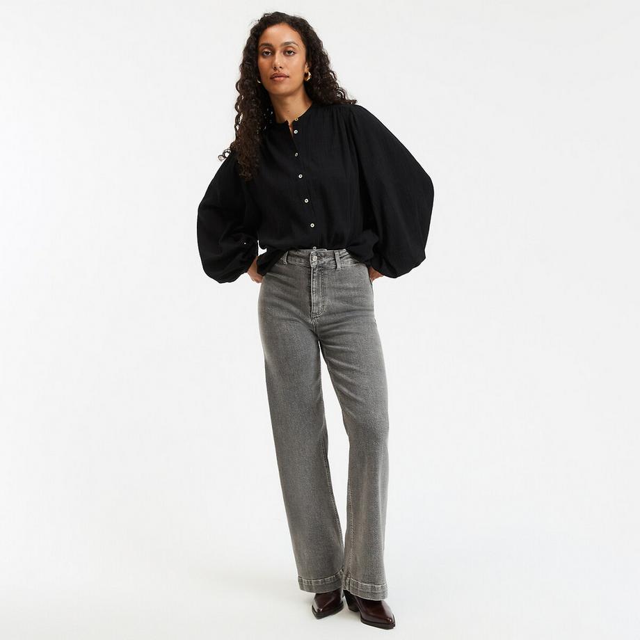 La Redoute Collections Camicetta Oversize Collo alla Coreana  