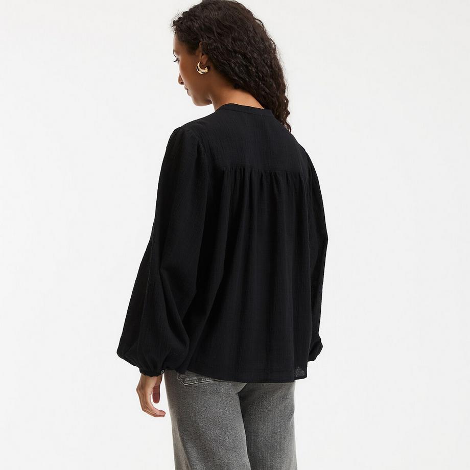 La Redoute Collections Camicetta Oversize Collo alla Coreana  