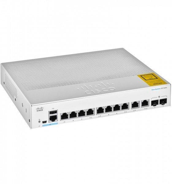 Image of Switch CBS350-8T-E-2G-EU 10 Port (10 Ports)