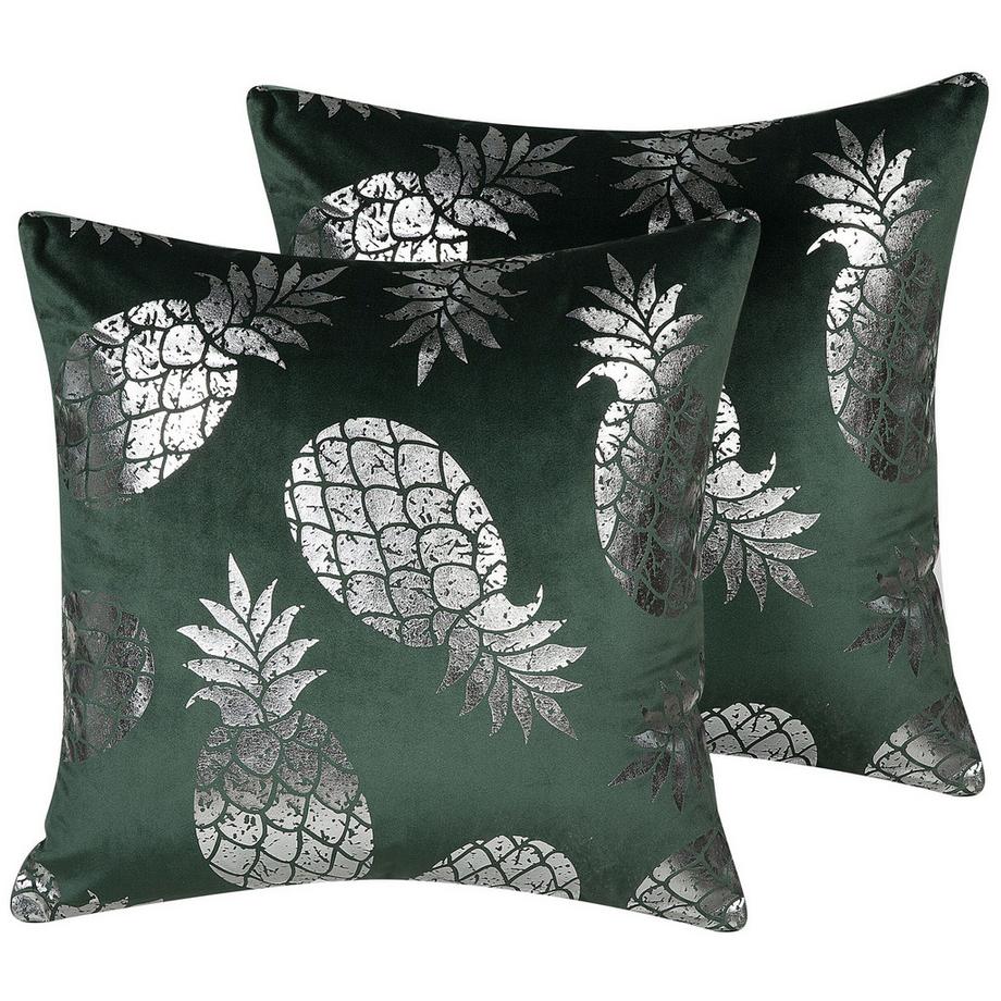 Dekokissen 2er Set aus Samtstoff  ASTILBE